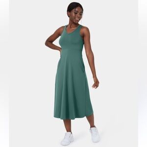 HALARA Green Midi Tank Dress